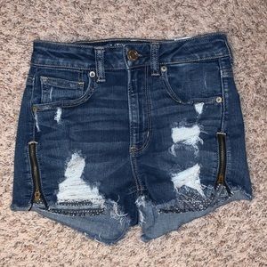 American eagle jean shorts